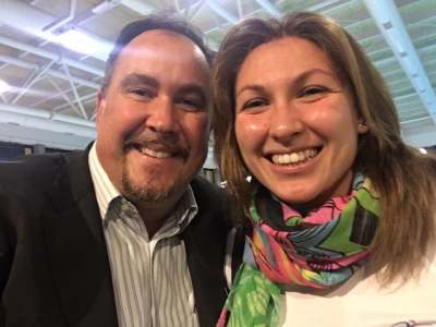 Carolina Ioannou con Dario Di Gennaro