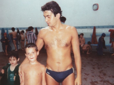 Massimo Galante con Massimo De Crescenzo
