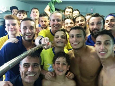 La gioia della Zurich Barbato Cesport dopo la vittoria di Catania
