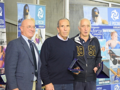 Cilio e Cucchia premiati dal presidente Gavazzi