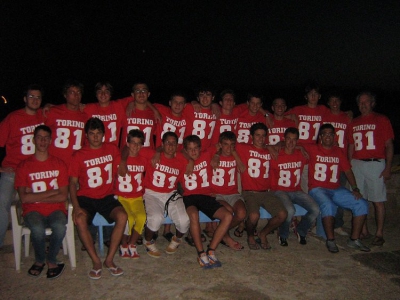 Mattia con il suo Torino 81
