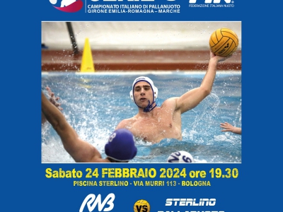  Serie C &ndash; Vigilia di Derby per la Rari Nantes Bologna.  Appuntamento alla Piscina Sterlino alle 19.30