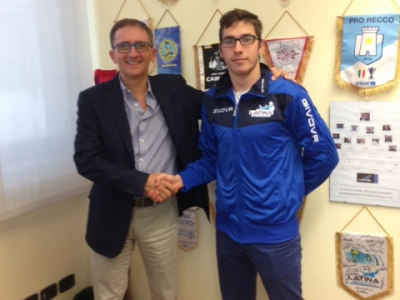 Il presidente Damiani con Falco