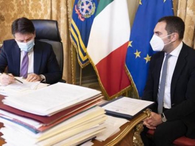 Giuseppe Conte e Vincenzo Spadafora