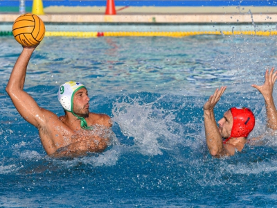 Buon debutto in campionato per Cristiano Mirarchi con la calottina dell'Ortigia