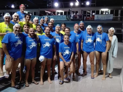 Gli arbitri protagonisti della sfida di pallanuoto