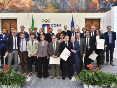 Eliana Acampora con gli altri premiati