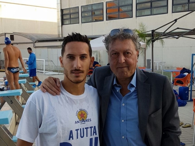 Riccardo Bagnato con il diesse Gianni Bruschi