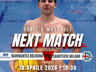 Serie B, Canottieri Milano, sfida di prestigio a Bologna contro una big del girone
