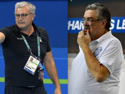 Alessandro Campagna e Ratko Rudic
