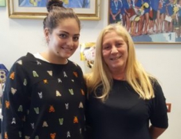 Camilla Sgrò con Barbara Damiani