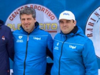 Alessandro Severo con il collega Fusco