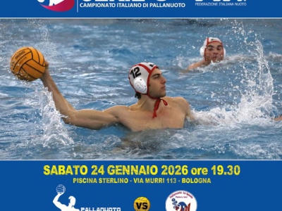 Serie C - La 2000 Pallanuoto Bologna ospita La Spezia  Domani alle 19.30 la sfida della seconda di campionato 