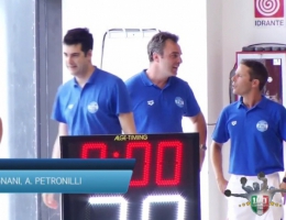 Gli arbitri Carmignani e Petronilli con il collega Colombo prima della finale per il titolo